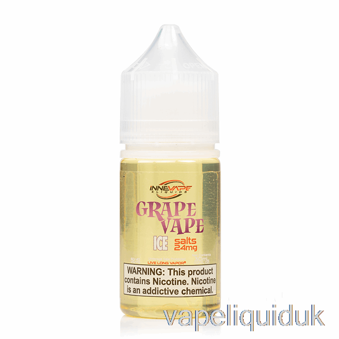 GrapeVape Ice Salts - Innevape E-Liquid - 30mL 24mg Vape Liquid